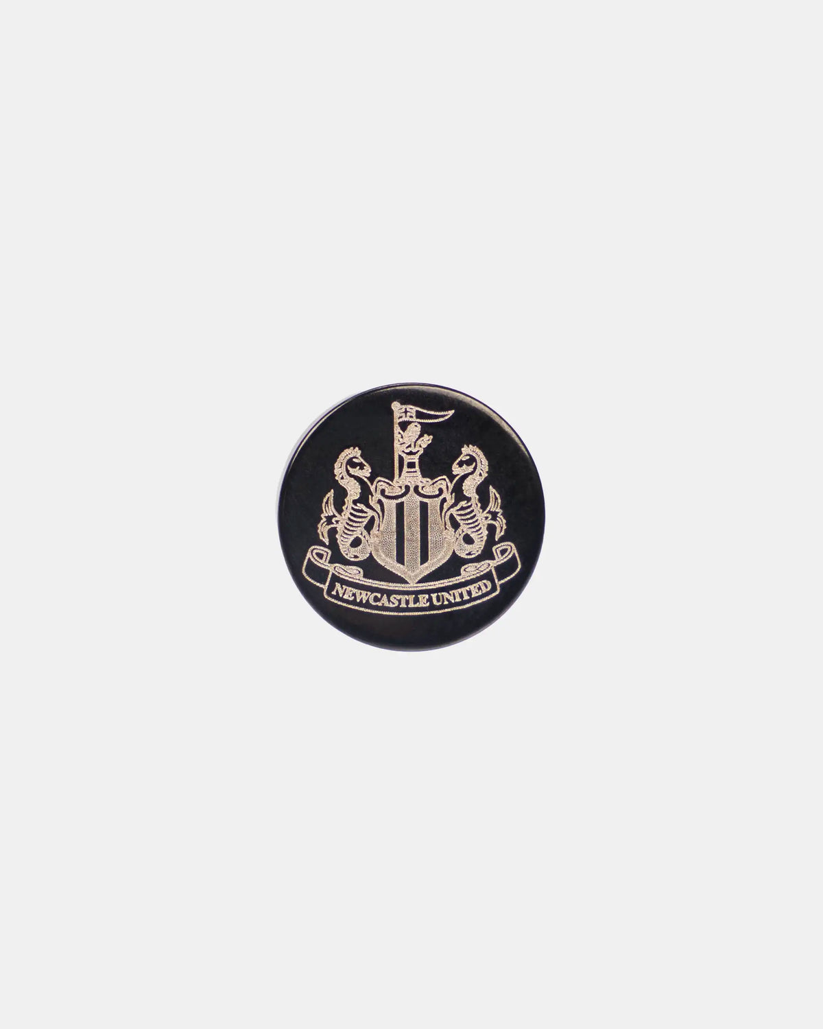 Newcastle United Black Plated Stud Earrings