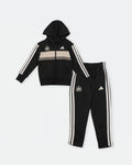Newcastle United adidas Kids' Black 3-Stripe Tracksuit