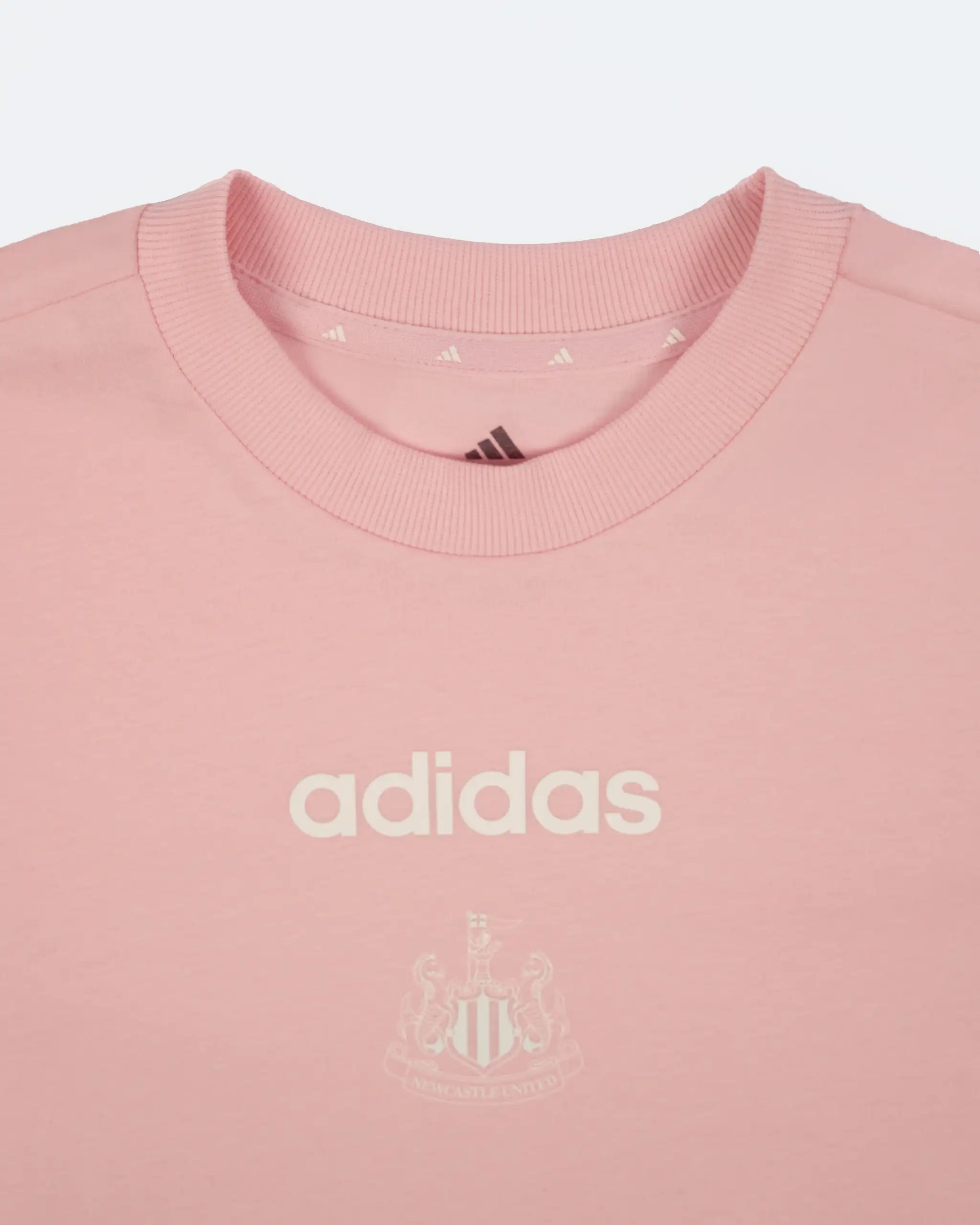 Newcastle United adidas Kids' Pink Tee