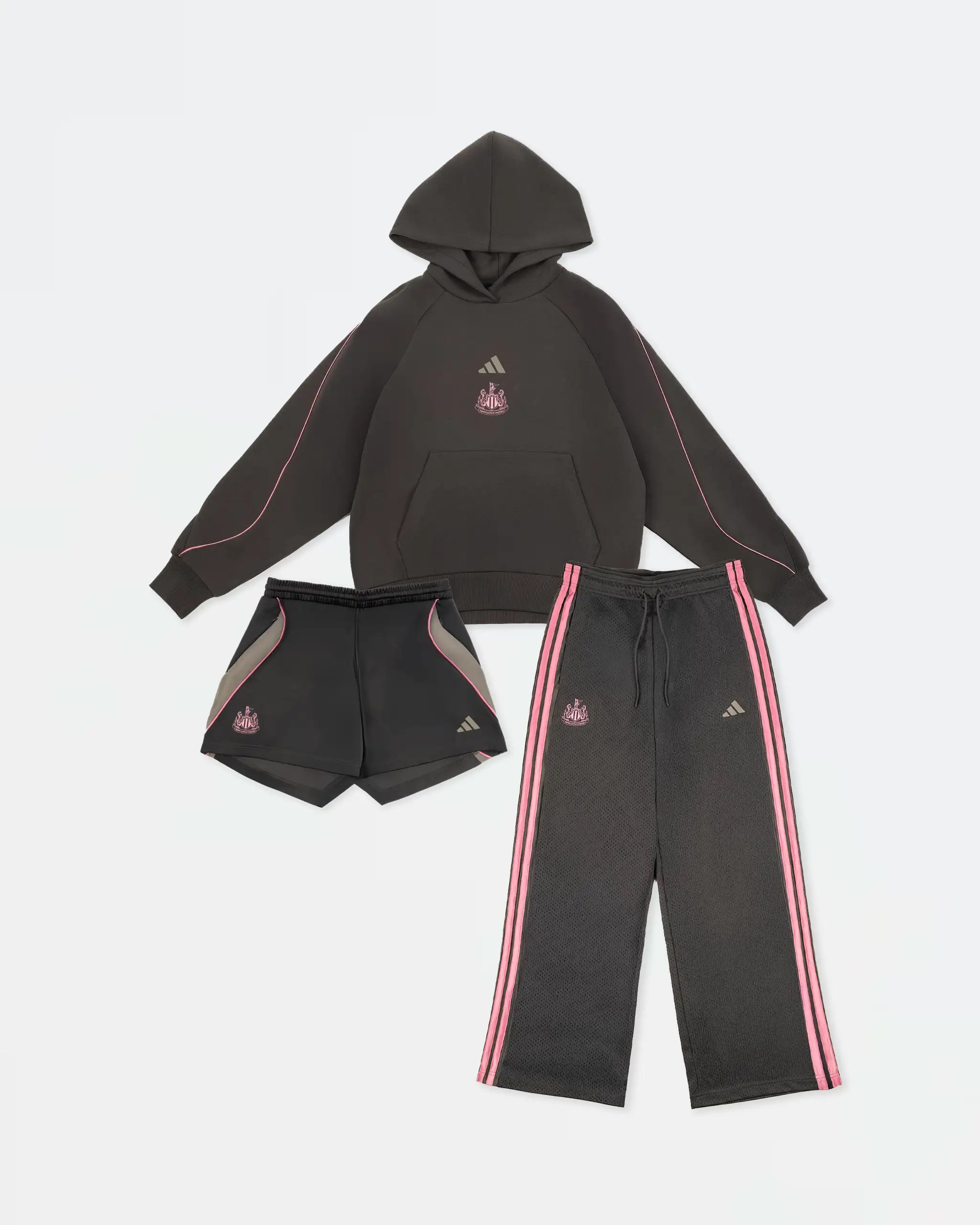 Newcastle United adidas Women's Grey Stadium Hoodie